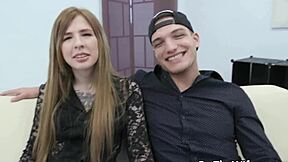 beautiful young wife jaclyn jordan's ass fucked while cuck watches