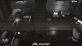 i crave black widow's huge ass taking monster black cock anal in her duty