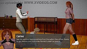 Headmaster's kinky fantasy unfolds with busty blonde part 1