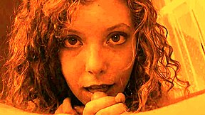 blindfolded british babe bound for kinky mff anal orgasms