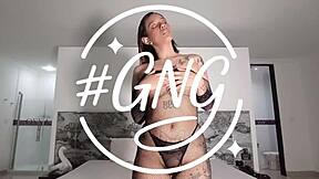 wanna watch me tease then fuck my wet pussy in fishnets?