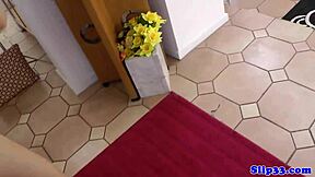 Stunning British Teen POV Rides Old Man Cock Cowgirl Stockings Glamour Beauty