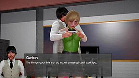 Headmaster's kinky fantasy unfolds with busty blonde part 1