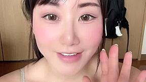 Watch this girl show you exactly how to handle big natural tits right