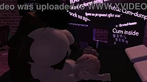 She plays a prostitute in Roblox getting pounded by a massive black cock