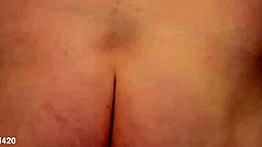 Stuffing water bottle deep into ass alongside massive dildos