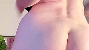 chubby big tits babe spreads hairy pussy and teases in lingerie compilation