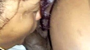 gorgeous black milf craves sucking huge black cock and balls deep
