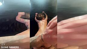 WOW! Perfect Ass Dutch Blonde Takes Deep POV Creampie!