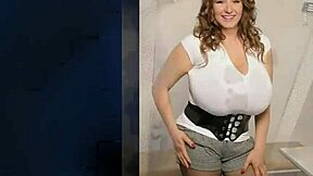 whoa check out this bbw's massive jiggling tits