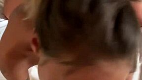 monika fox milf with pierced nipples and tattoos sucks my cock pov then swallows every drop homemade