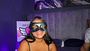 Sexy Latina Films First Monster Cock Ride