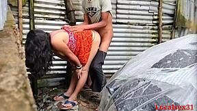 Bangladeshi Village Girl Takes Hardcore Outdoor Pounding from Big Cock