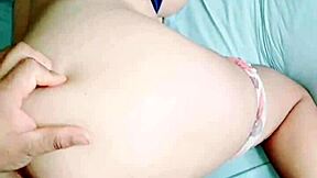 Suck his cock deep homemade then take hard doggystyle creampie in my mouth!