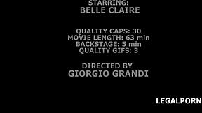 how does belle claire's asshole gape after qap dap gangbang rough?