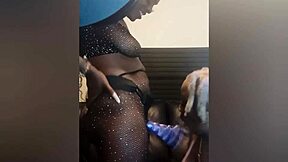 We got nasty with her using toys and strap-on right in front of her boyfriend watching us