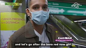 Brazilian Anal Queen Caught Sucking Presenters Pussy Backstage