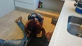 pregnant wife cheats with plumber's monster cock creampie inside