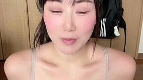 Watch this girl show you exactly how to handle big natural tits right