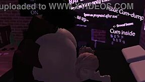 She plays a prostitute in Roblox getting pounded by a massive black cock
