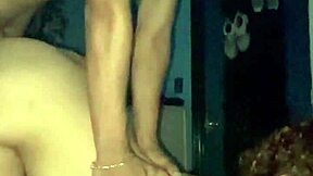 i get my pretty latina pussy stuffed missionary with monster cock