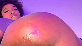 Aloe Vera Stretches Horny Slut's Tight Shaved Asshole Wide!