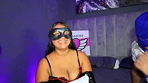 Sexy Latina Films First Monster Cock Ride