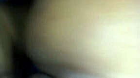 Hooded master roughly doggystyles and claps submissive pussy hard.