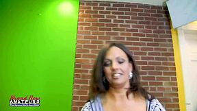 busty brunette kayla sucks dick before twat and ass pounding cumshot