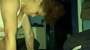 i get my pretty latina pussy stuffed missionary with monster cock