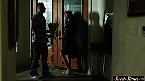 Alluring Milf Bounces Big Tits in Taboo Cowgirl Pounding!