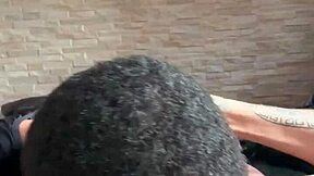 this hung brazilian bodybuilder dominates his nerd roommate, fills his ass with cum after dirty talk