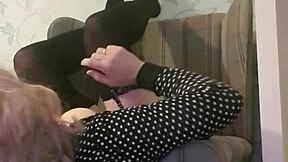 TRANNY BLASTS MASSIVE FACIAL LOAD FOR WEBCAM FANS