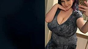 whoa check out this bbw's massive jiggling tits