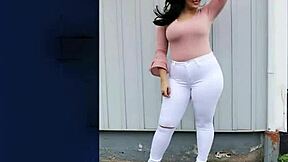 whoa check out this bbw's massive jiggling tits