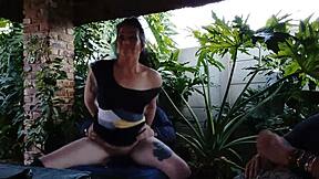 what just happened with that skinny tattooed babe fingering?