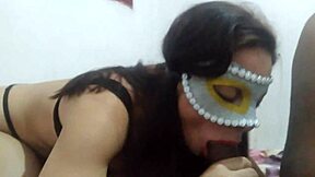 Skinny Brunette Sucks Cock Before Creampie Deep Inside