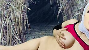 innocent indian beauty strips nude revealing her big natural tits