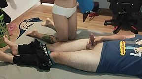 colombian babe licks and rides client's huge cock in homemade pov?