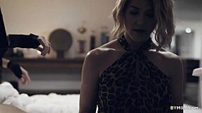 hey stepson, let mommy kit mercer stroke your cock with her hand