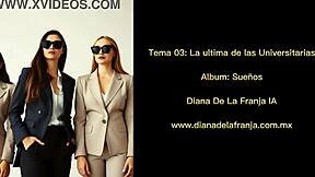 la ultima de las universitarias diana de la franja dances sexy at swingers nightclub