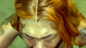 she chokes on grapefruit-sized bbc before gooch-deep pounding and cum blast