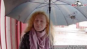 i spot a normal german girl on the street and talk her into a sexy video
