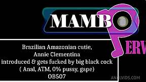 Brazilian Cutie Annie Clementine Tries Anal Assfucking with ATM and Pussy Gape