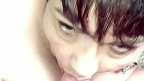 french chienne marie bound for fellation uro with two guys