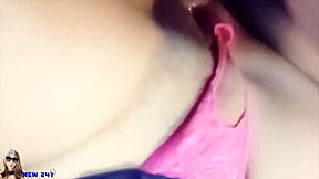 Naughty Thai schoolgirl Niu bends for creampie doggy blowjob