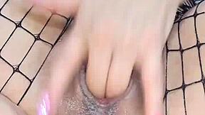 hot bunny fucks her huge ass doggy with dildo till it bursts