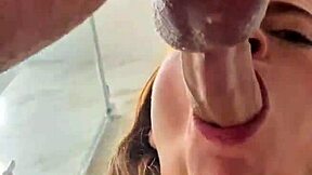 Blonde Slut Deepthroats Monster Cock Creampie Group Fuck