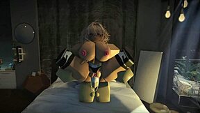 sexy slut bent over taking monster bbc doggystyle till cum