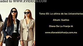 la ultima de las universitarias diana de la franja dances sexy at swingers nightclub